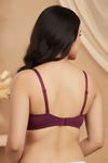 Zivame Padded Non Wired 3/4Th Coverage T-Shirt Bra - Beet Red — thumbnail 2